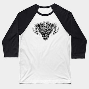 Black dragon Baseball T-Shirt